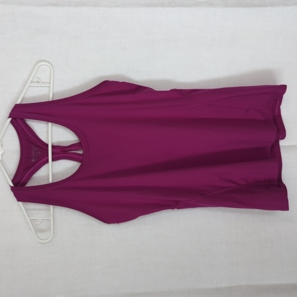 🍉 Athleta Purple Magenta Racerback Athletic Tank Size Extra Small - Picture 1 of 5
